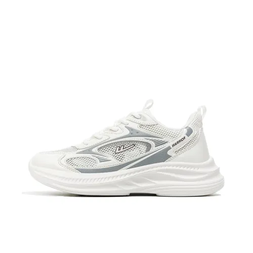 WARRIOR Running Shoes Unisex Low Top White/Light Gray