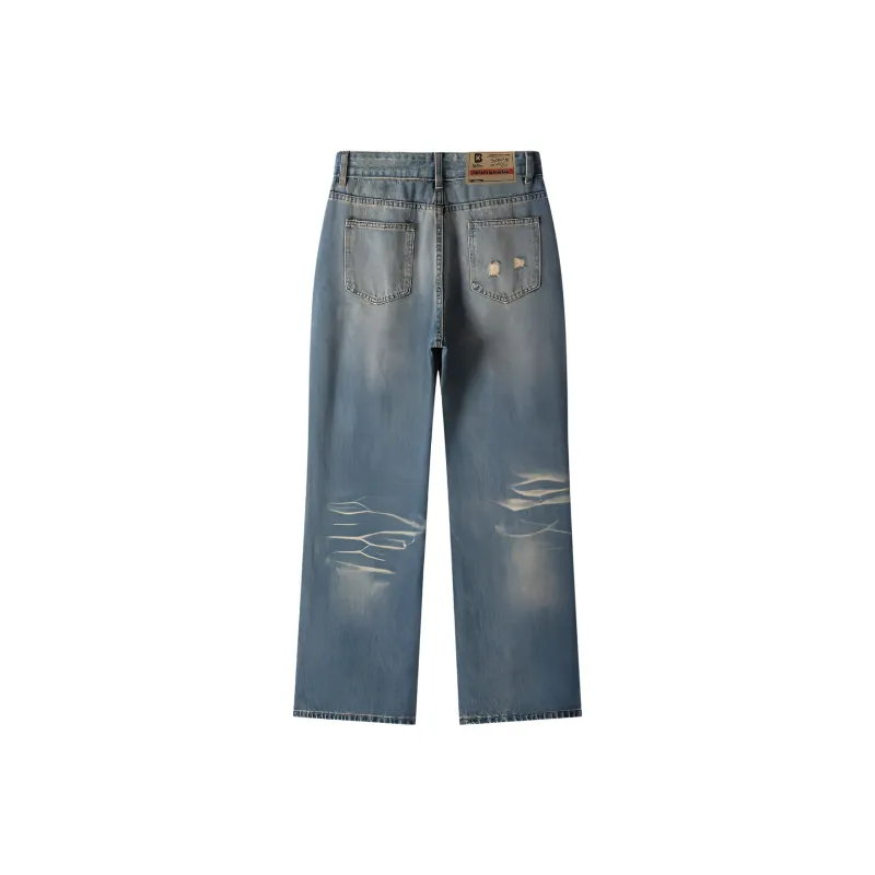 David Bakken Jeans Unisex Vintage Blue-1