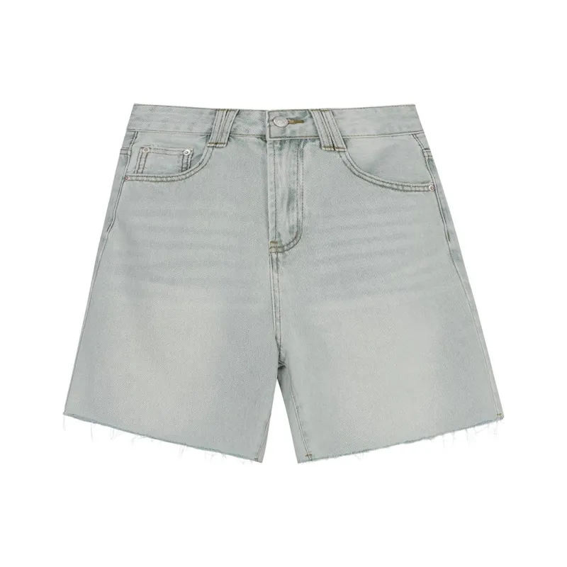 XINBANGBANG Denim Shorts Women's Light Green-0