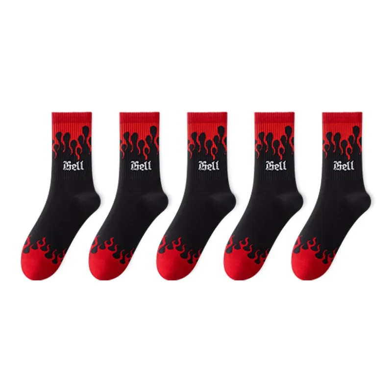 LUOLIAN Basketball Socks Men's 5 Pack-11