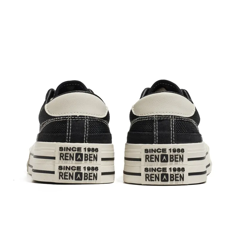 RENBEN Breathable And Slip Resistant Low Top Canvas Shoes Women's-4