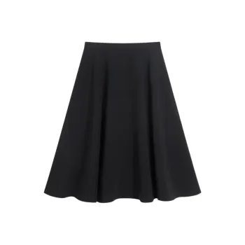 THEORY Casual Long Skirt Women's Black