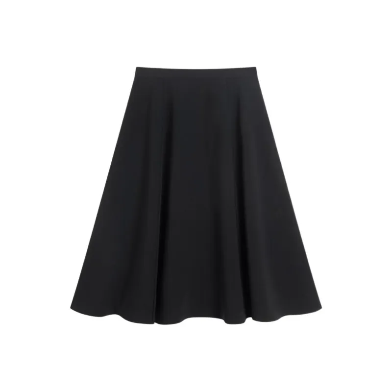 THEORY Casual Long Skirt Women's Black-0