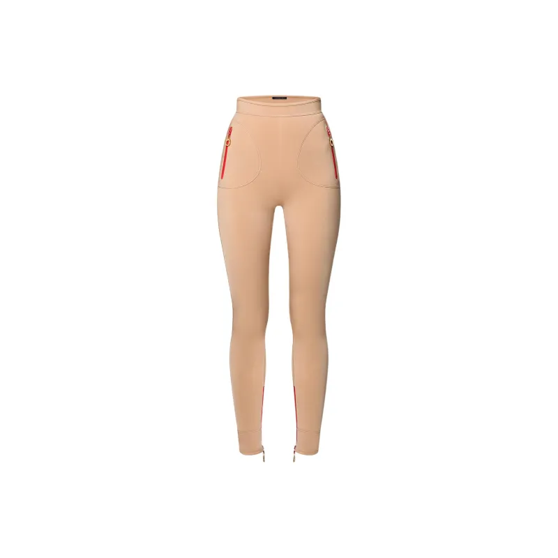 LOUIS VUITTON Sports Pants Women's Caramel-0