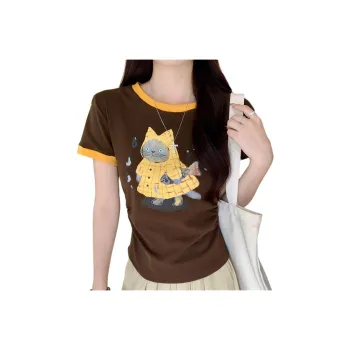 JECCI FIVE Set in Sleeve T Shirt Women's