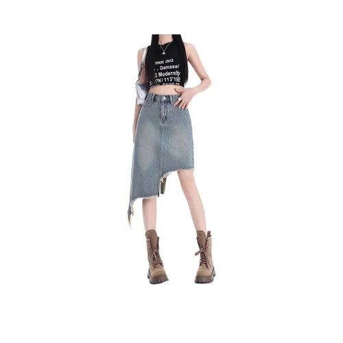 The New Age Family Denim Long Skirt Women's
