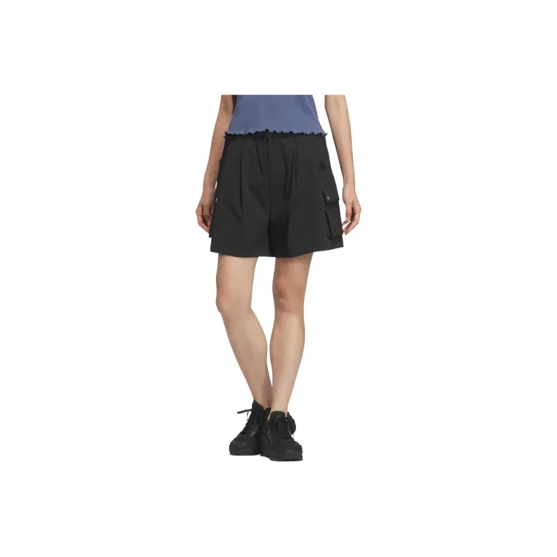 Adidas LUXFLOW Cargo Shorts Women's Black-0
