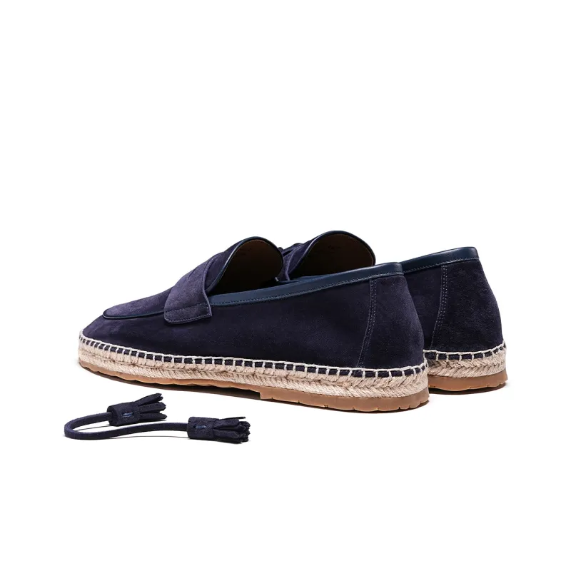 TRUFFAUT Light And Soft Jute Sole Fringe Espadrilles Casual Shoes Men's-30
