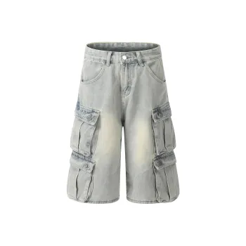 JASONWOOD Denim Shorts Unisex Vintage Blue