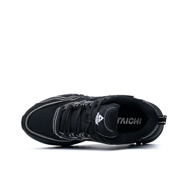 PEAK Classic Heritage Slip Resistant And Abrasion Resistant Coverage Low Top Casual Shoes Men's Black-2