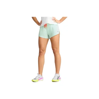 PUMA Pantalones Cortos Con Abertura De 3' Para Mujer Run