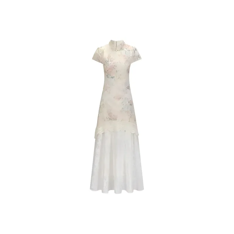 DOSOHEB Short Sleeved Dress Women's-0