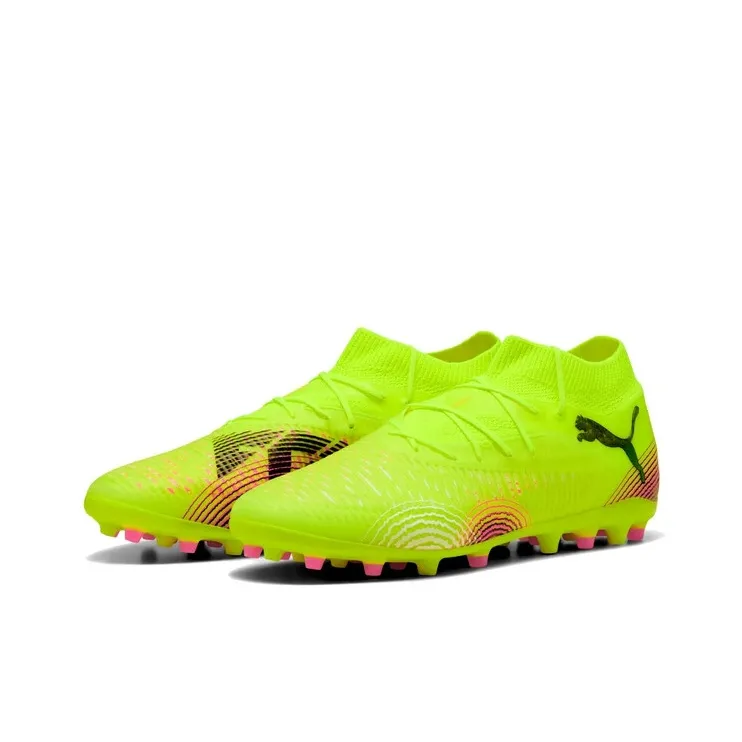 PUMA FUTURE 8 PRO Anti Slip Wear Resistant Soccer Shoes Unisex Yellow-2