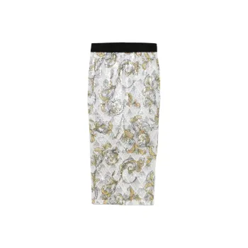VERSACE JEANS COUTURE Barocco Midi Skirt