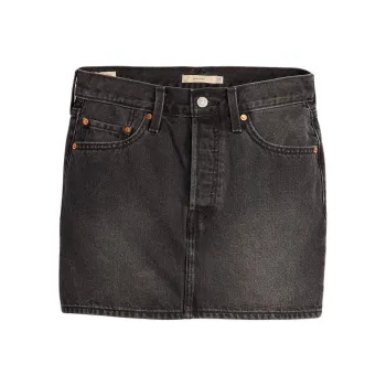 Levi's Denim Short Skirts Women's Black