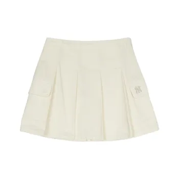 MLB Denim Short Skirts Women's Beige
