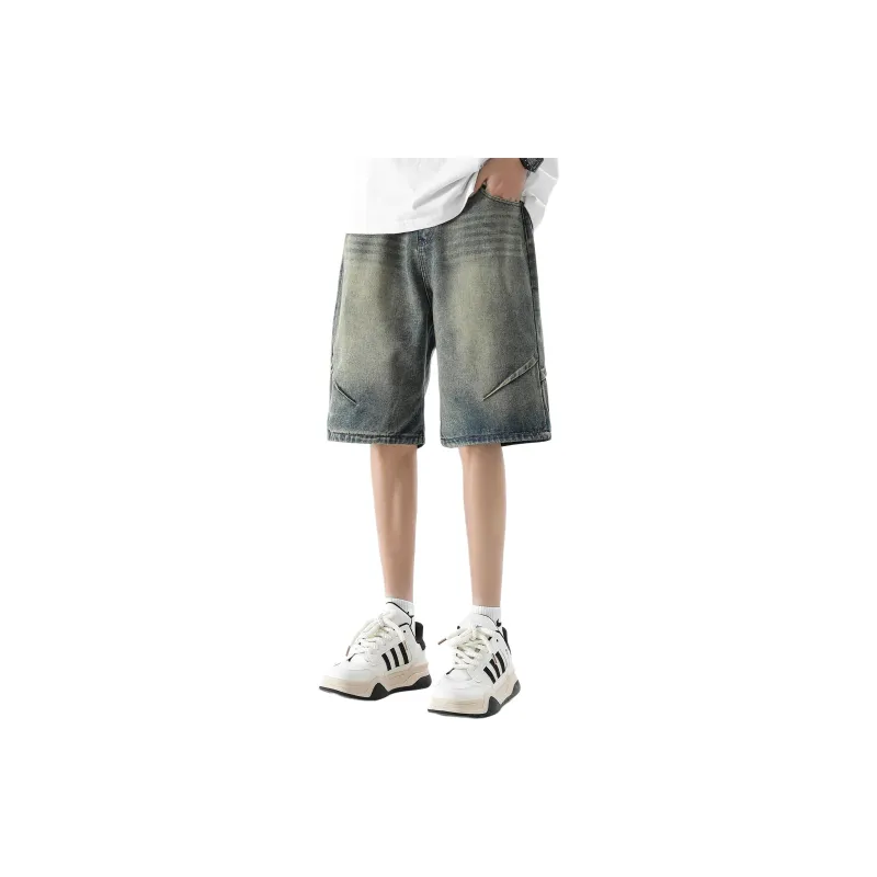 REXSHION Denim Shorts Unisex-16