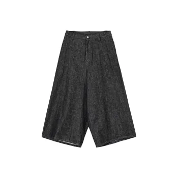 Yohji Yamamoto High Waist Cropped Trousers