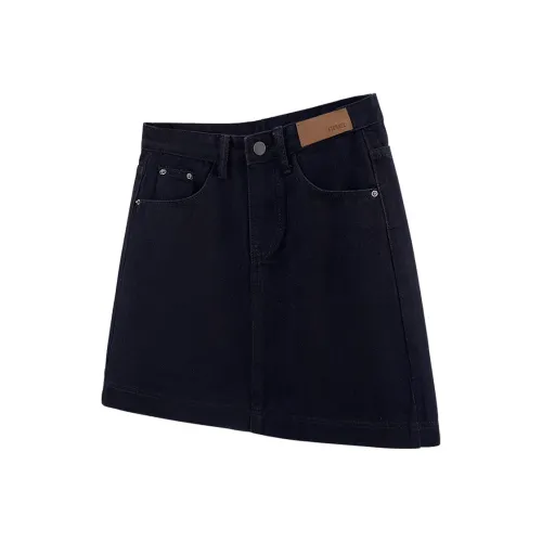 Cypress House UNIFREE Denim Short Skirts Womens Women's Black