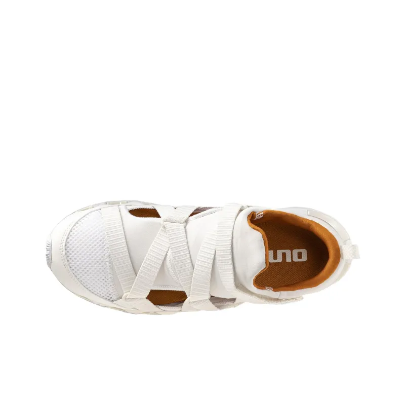 Mizuno Wave Prophecy Strap Anti Slip Wear Resistant Low Top Casual Shoes Women's White-3