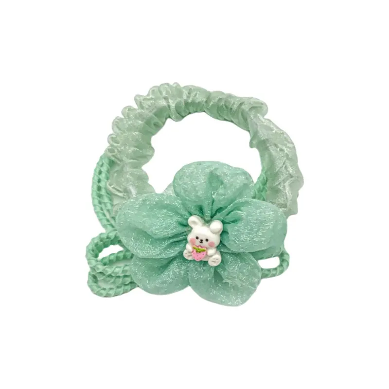 JIANYINGSHU Gauze Hair Tie Unisex-8