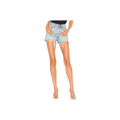 Levi's Denim Shorts Women's Light Blue