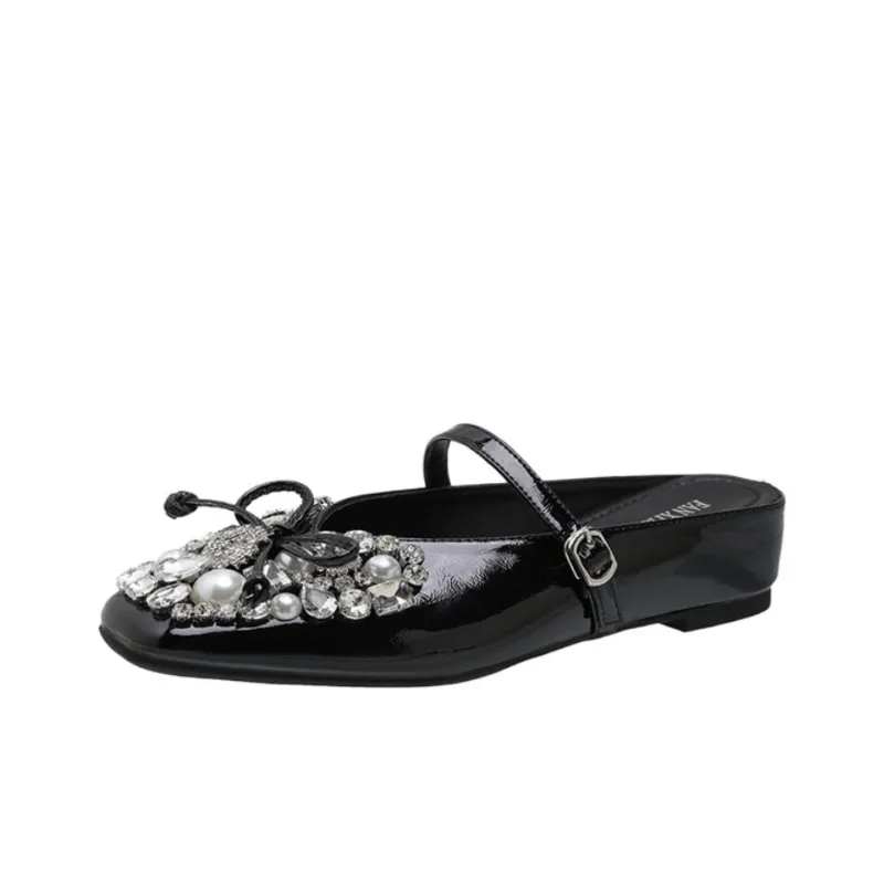 Than Than Me Rubber Sole Slip Resistant Closed Toe Slippers Women's-0