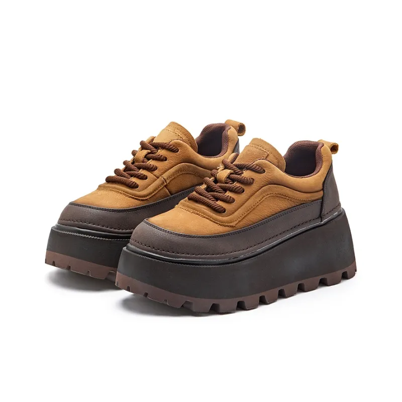 BURGELY Lightweight Height Increasing Low Top Casual Shoes Women's-6