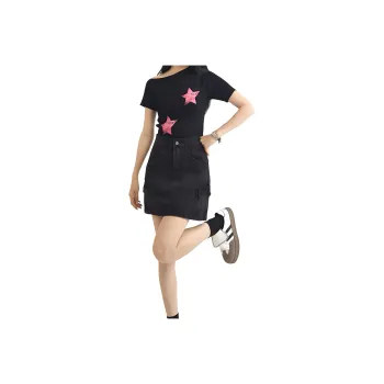 HELEH Denim Short Skirts Women's