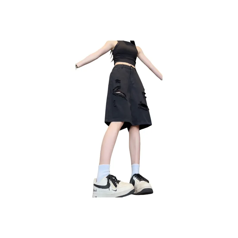Kele Coco Denim Shorts Unisex-0