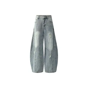 Feiyue Jeans Unisex Vintage Blue