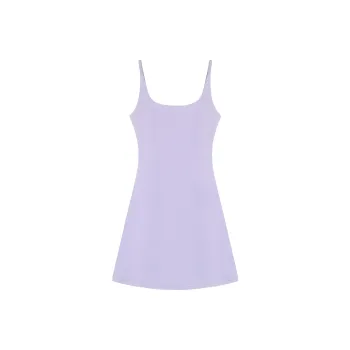 DOKZB Slip Dresses Women's Light Purple