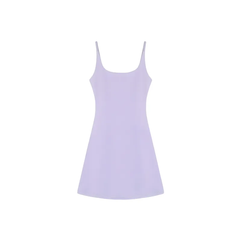DOKZB Slip Dresses Women's Light Purple-0