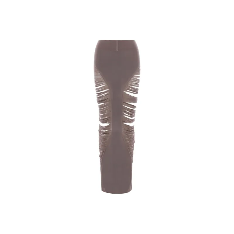RICK OWENS/RO Casual Long Skirt Women's Brown-0
