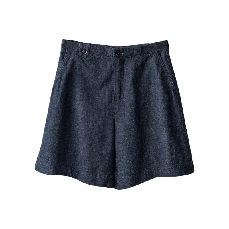 Cypress House Denim Shorts Women's Dark Blue-0