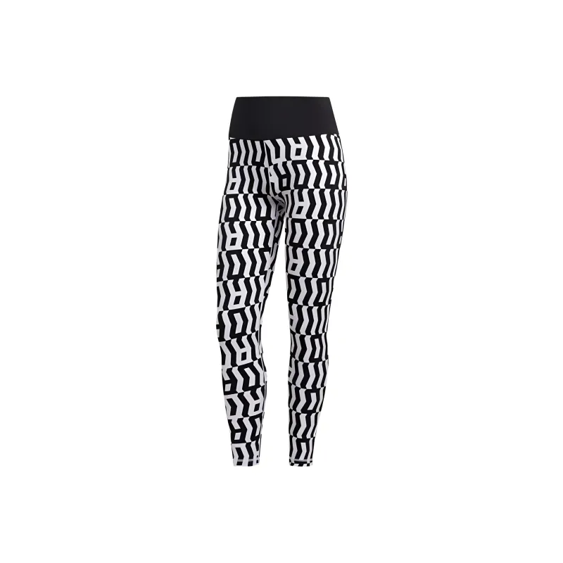 Adidas Athletic Trousers Women's Black White-0