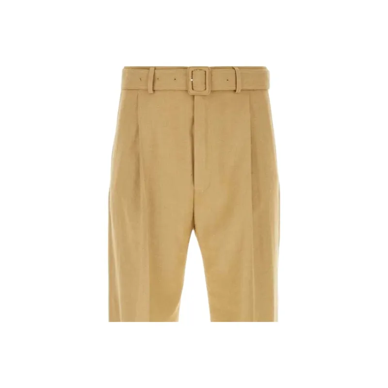 DRIES VAN NOTEN Belted Pleated Trousers-2