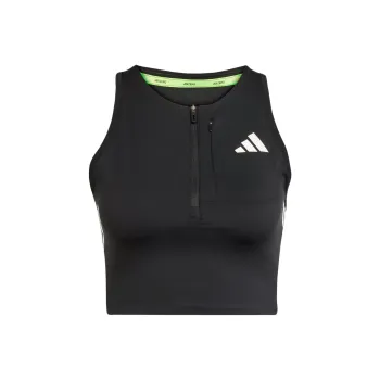 Adidas Free Shipping With AdiClub Adizero Running Gel Pocket Crop Top