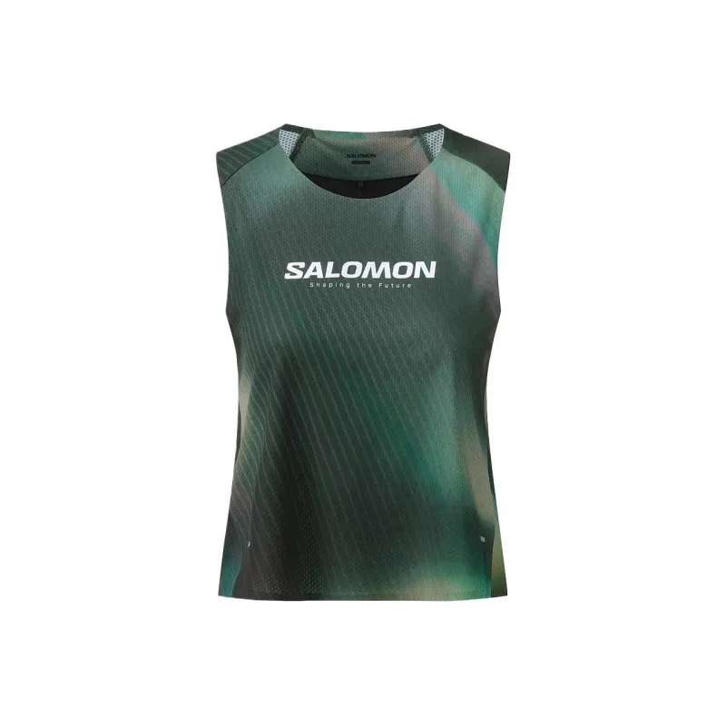 SALOMON Sport Vests Women's Khaki-0