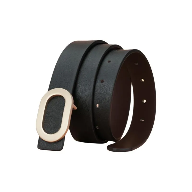 JEANSWEST Cow Split Leather Belts Women's 2.8CM-3