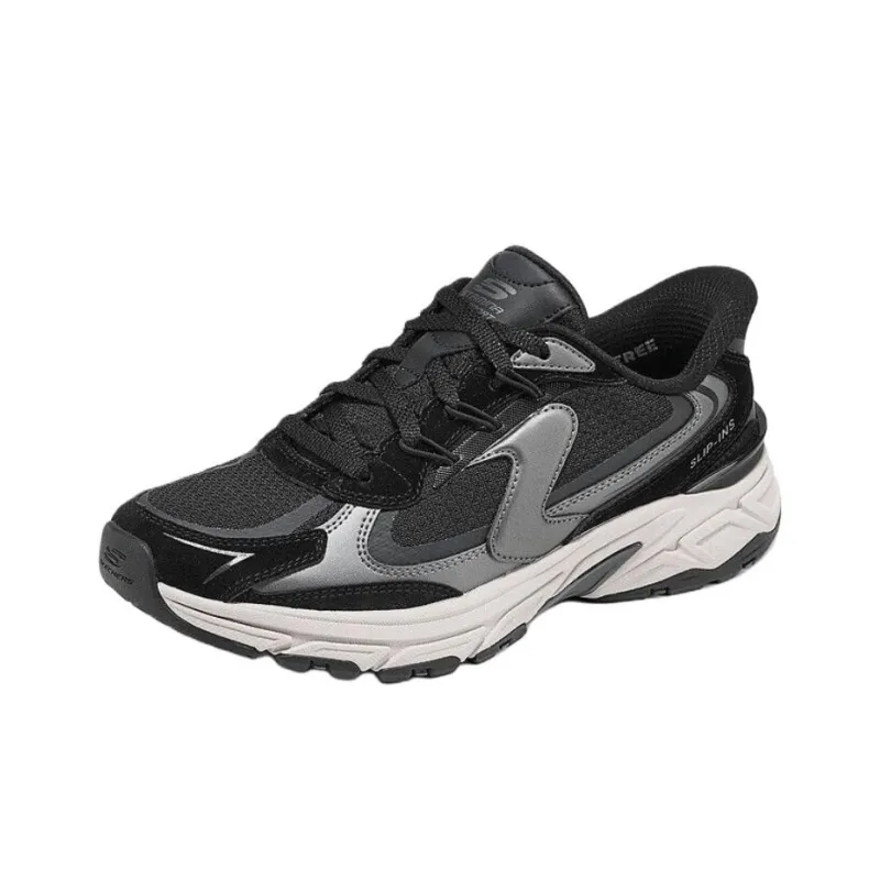 Skechers Slip ins Abrasion Resistant Slip Resistant Low Top Casual Shoes Women's Black-2