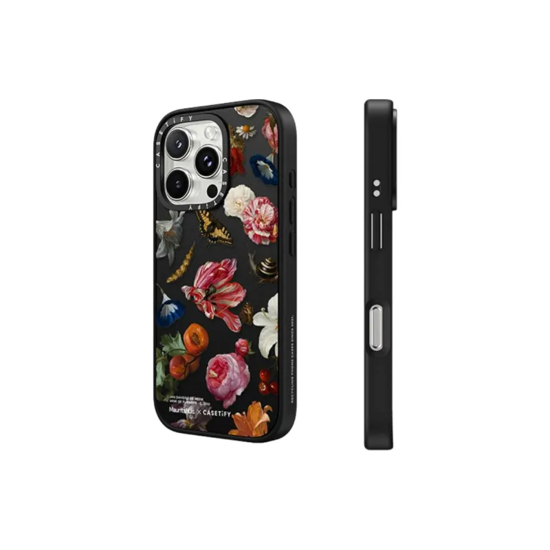 CASETIFY TPU+PC Material Vase Of Flowers Phone Cases Compatibility With IPhone 16/15 Collection Western-3
