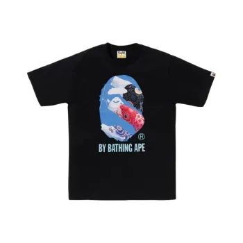 A BATHING APE Carp Photo By Bathing Ape Tee