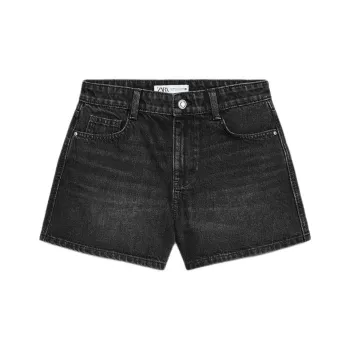 ZARA Denim Shorts Women's Black