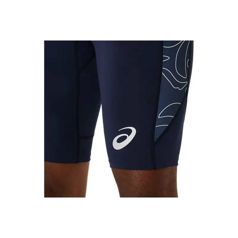 Asics Sports Shorts Men's Midnight Muddied Yellow-4
