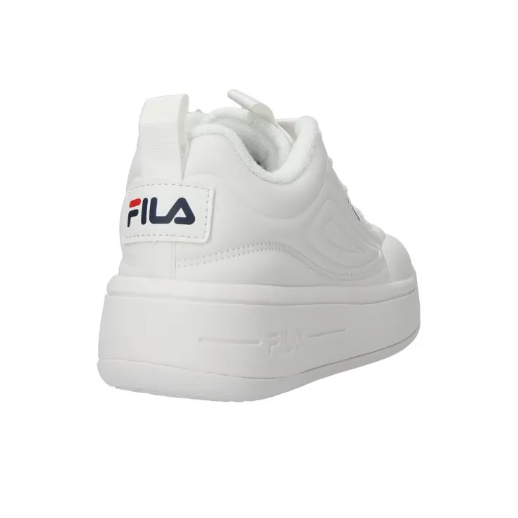 FILA Superbubble Anti Slip Wear Resistant Low Top Casual Shoes Women's White-2