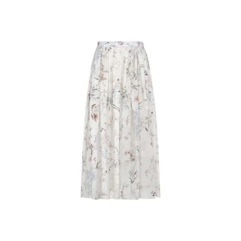 DIOR Casual Long Skirts Women's Multicolor-0