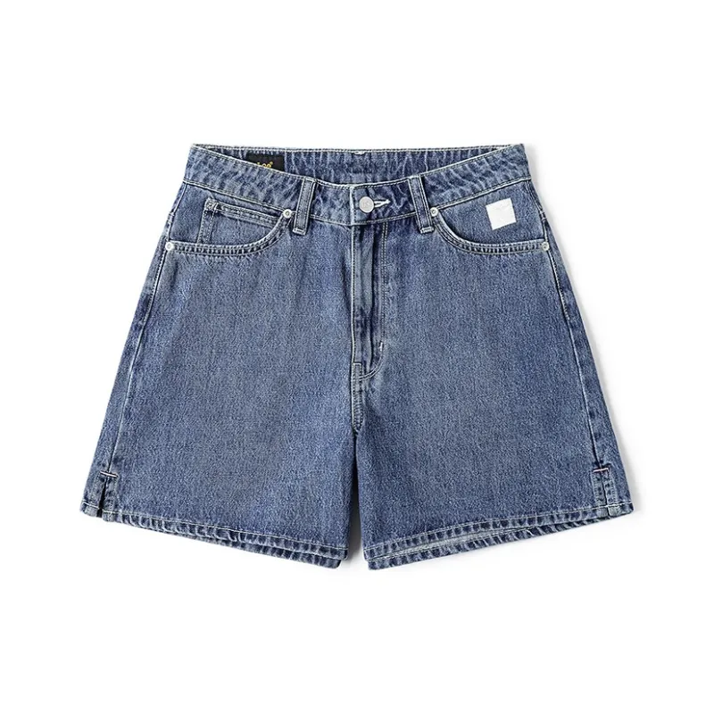 Lee Denim Shorts Women's Medium Blue-0