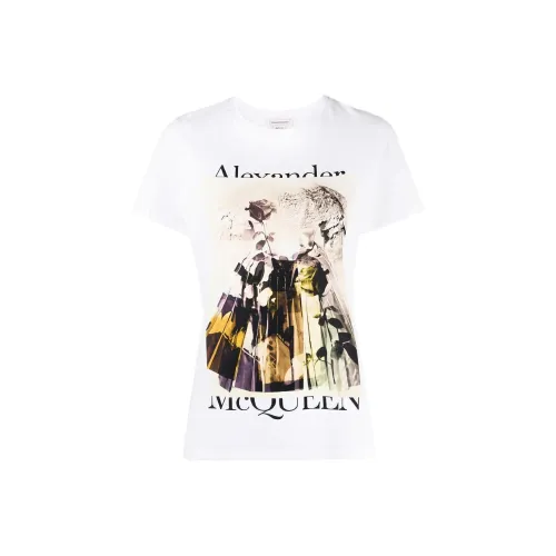 Alexander McQueen T Shirts Women's White