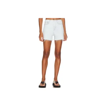 GRLFRND Denim Shorts Women's Light Blue